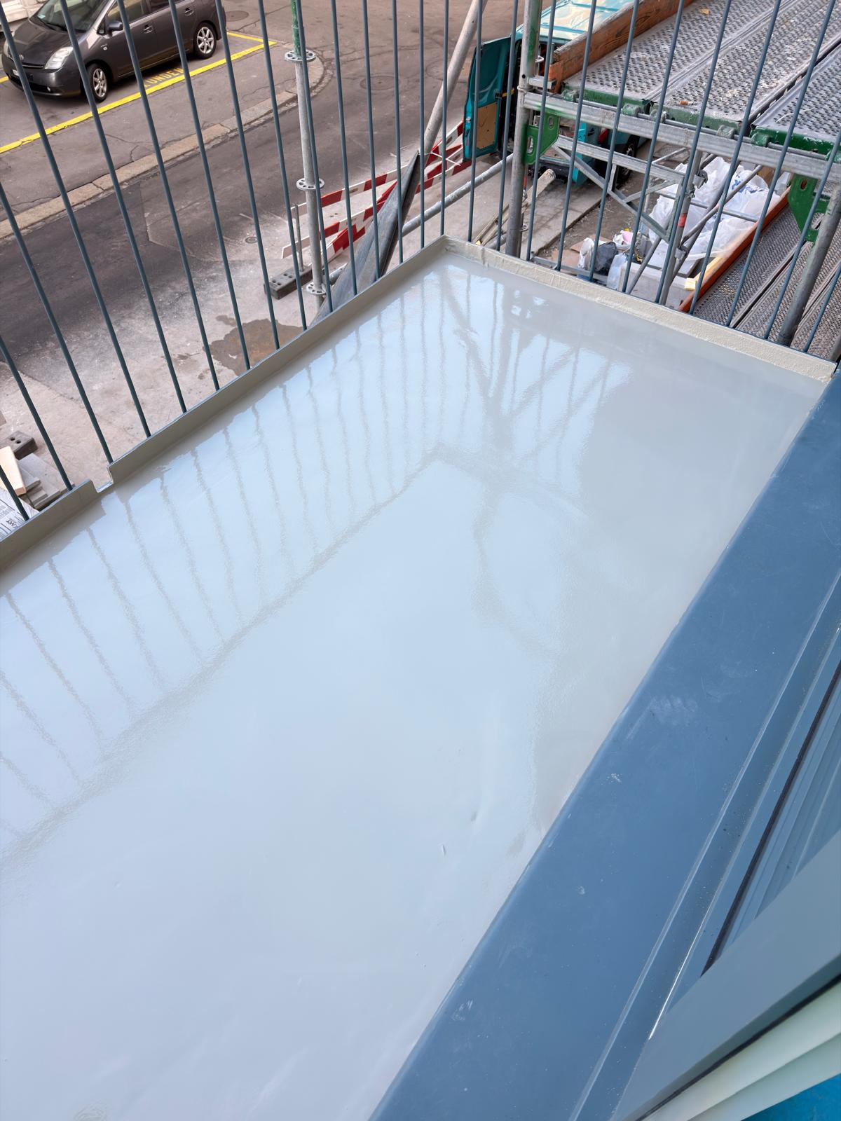 Balkon nach der professionellen Sanierung